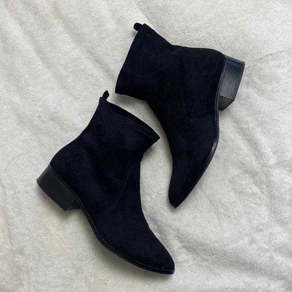 ALDO Erigori Chelsea Boots Heel Black Suede